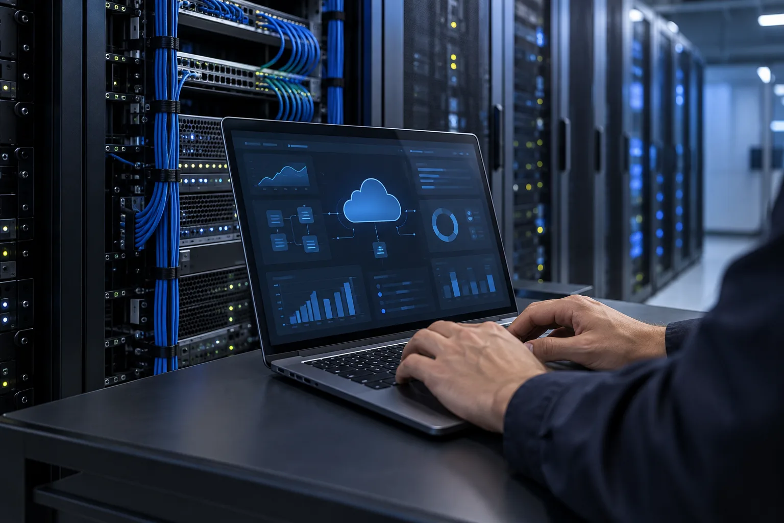 Enterprise cloud servers and managed IT network infrastructure